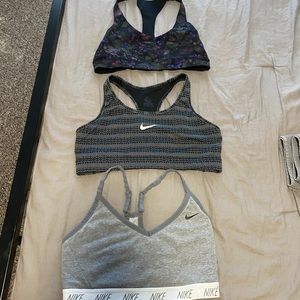 Nike-lululemon sports bras